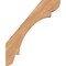 Ekena Millwork 5 1/2"W x 20"D x 24"H Olympic Smooth Knee Brace, Western Red Cedar BRC06X20X24OLY00SWR - alternate 4